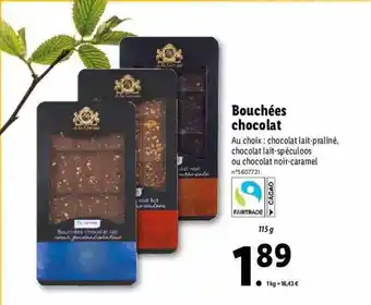 Lidl Bouchées Chocolat offre