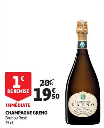 Auchan Supermarché Champagne greno offre