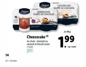 Lidl Cheesecake Deluxe offre
