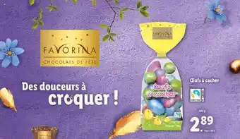 Lidl Oeufs à Cacher Favorina offre