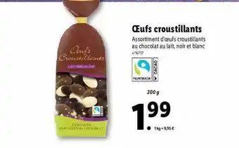 Lidl Oeufs Croustillants offre