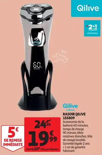 Auchan Supermarché Rasoir qilive 155809 offre