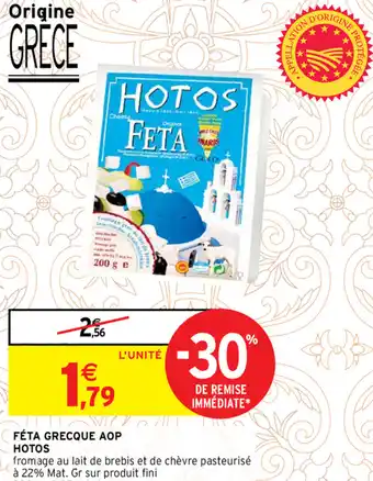 Intermarché Féta Grecque Aop Hotos offre