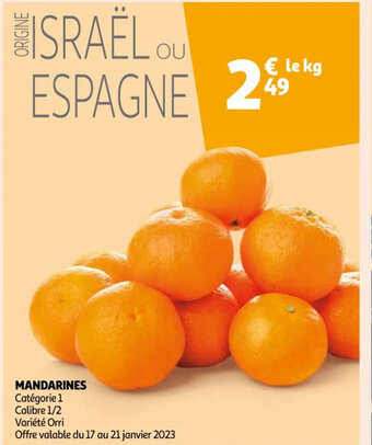 Auchan Mandarines offre