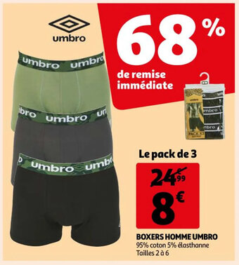 Boxers Homme Umbro