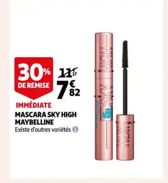 Auchan Mascara Sky High Maybelline offre