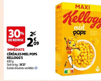 Auchan Cereales Miel Pops Kellogg's offre