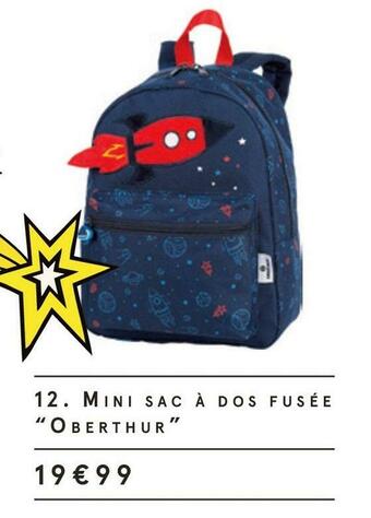 Monoprix Mini sac à dos fusée offre