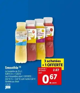 Lidl Smoothie offre
