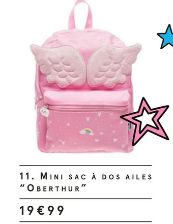 Monoprix Mini sac à dos ailes offre