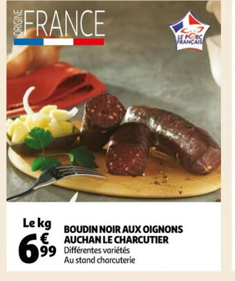 Auchan Boudin Noir aux Oignons Auchan Le Charcutier offre