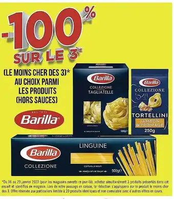 Produits barilla