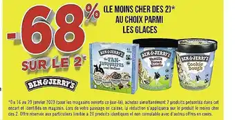 Casino Supermarchés Glaces ben & jerry's offre