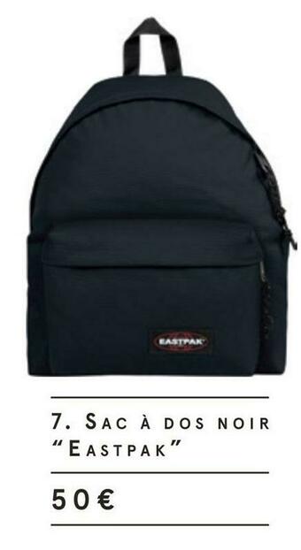 Monoprix Sac à dos noir offre