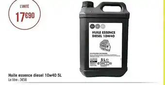 Huile essence diesel 10w40 5l