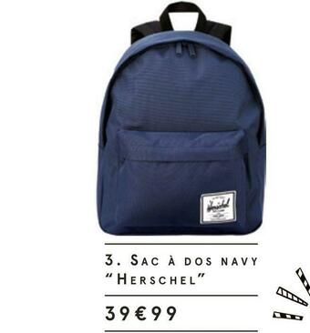 Monoprix Sac à dos navy offre
