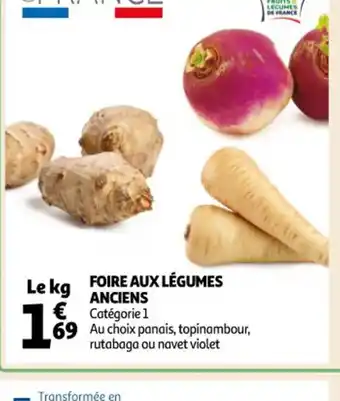 Auchan Foire Aux Legumes Anciens offre