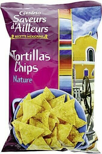 Casino Supermarchés Tortillas Chips nature SAVEURS D’AILLEURS offre