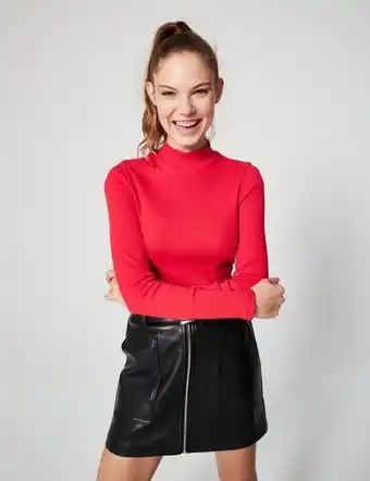 Jennyfer Tee-shirt maille côtelée offre