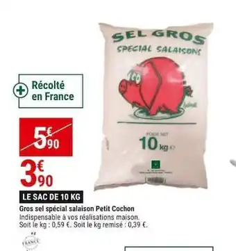 Gros sel special salaison petit cochon
