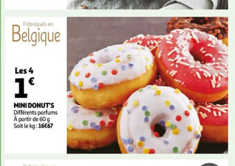 Auchan Mini donuts offre