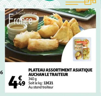 Auchan Plateau Assortiment Asiatique Auchan Le Traiteur offre