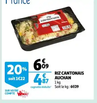 Auchan Riz Cantonais Auchan offre