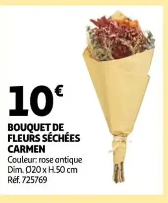 Auchan Bouquet de Fleurs Séchées Carmen offre
