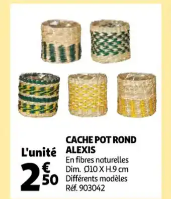 Auchan Cache Pot Rond Alexis offre