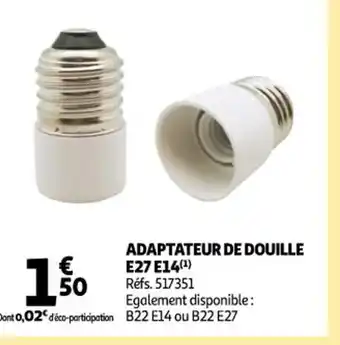 Adapteur de Douille E27 E14