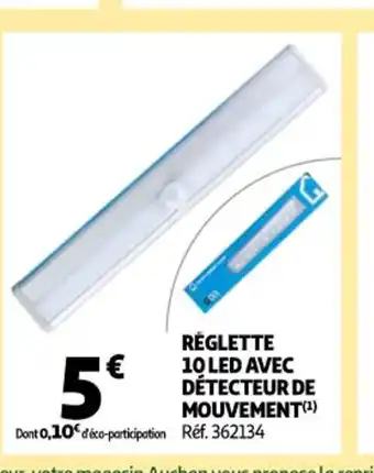 Reglette 10 Led avec Detecteur de Mouvement