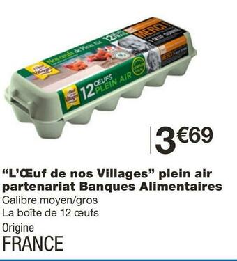 Monoprix plein air partenariat Banques Alimentaires offre