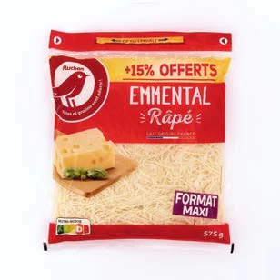 Auchan EMMENTAL RÂPÉ offre