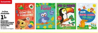 Auchan Découvrez Notre Sélection de Livres d'Activités à Petits Prix offre