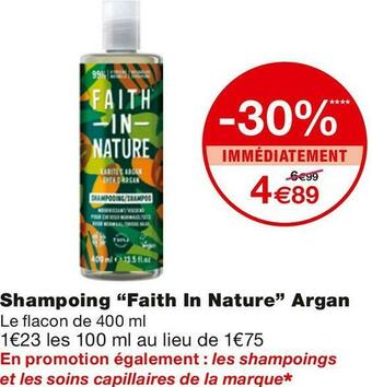 Shampoing Argan