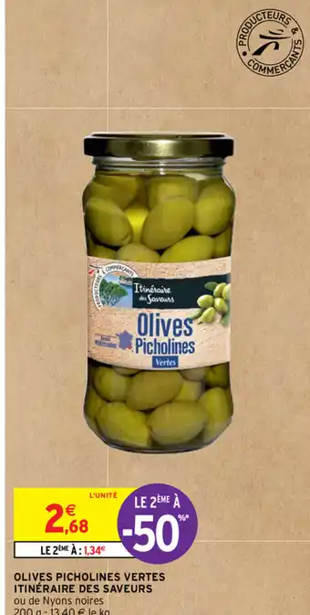 Intermarché Olives Picholines Vertes Itinéraire Des Saveurs offre