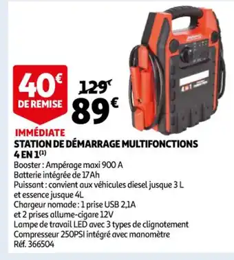 Auchan Station de Démarrage Multifonctions 4 en 1 offre