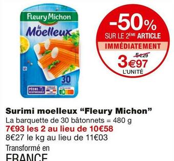 Monoprix Surimi moelleux offre