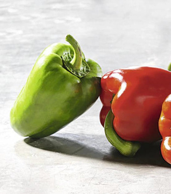 Poivron rouge ou Poivron vert