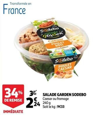 Auchan SALADE GARDEN offre