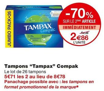Tampons Compak