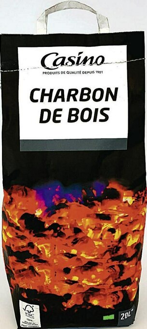 Casino Supermarchés Charbon de bois FSC offre