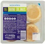 Monoprix Mini blinis offre