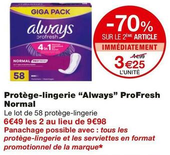 Monoprix Protège-lingerie ProFresh Normal offre