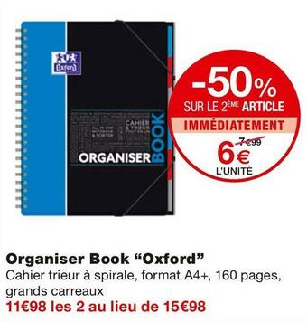 Monoprix Organiser Book offre