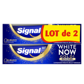Auchan Dentifrice signal white now offre