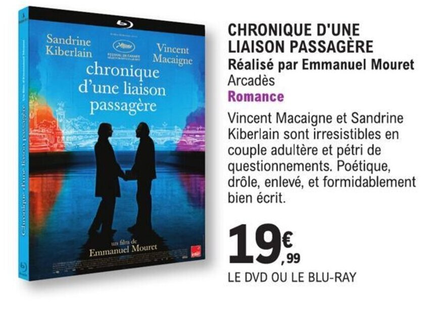 Promo Chronique d'Une Liaison passagère chez E.Leclerc
