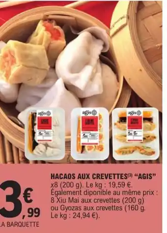 E.Leclerc Hacaos Aux Crevettes "Agis" offre