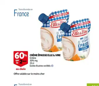 Auchan Créme Epaisse Elle & Vire offre