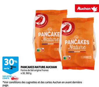 Auchan Pancakes Nature Auchan offre